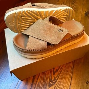Ugg Women’s Goldenstar Cross Slides 💕